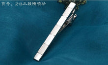 Load image into Gallery viewer, New Metal Silver Tie Clip For Men Wedding Necktie Tie Clasp Clip Gentleman Tie Bar Crystal Tie Pin For Mens Accessories FD2000